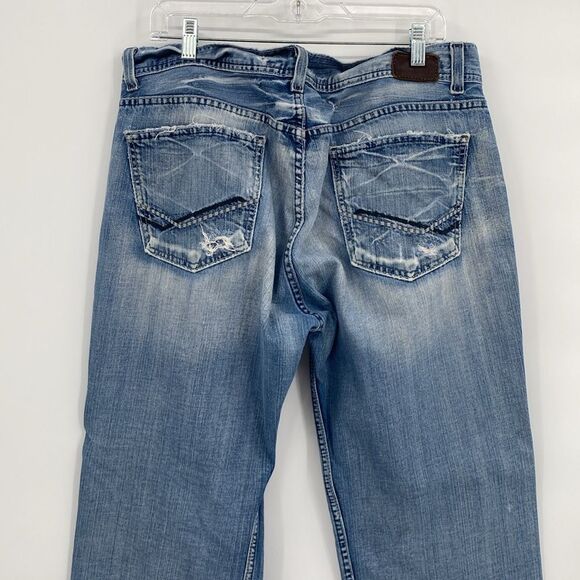 BKE Men's Distressed Jeans Justin 38x30 - Picture 6 of 14